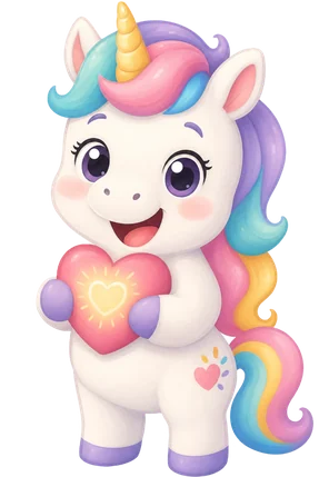 Maya, a mascote unicórnia