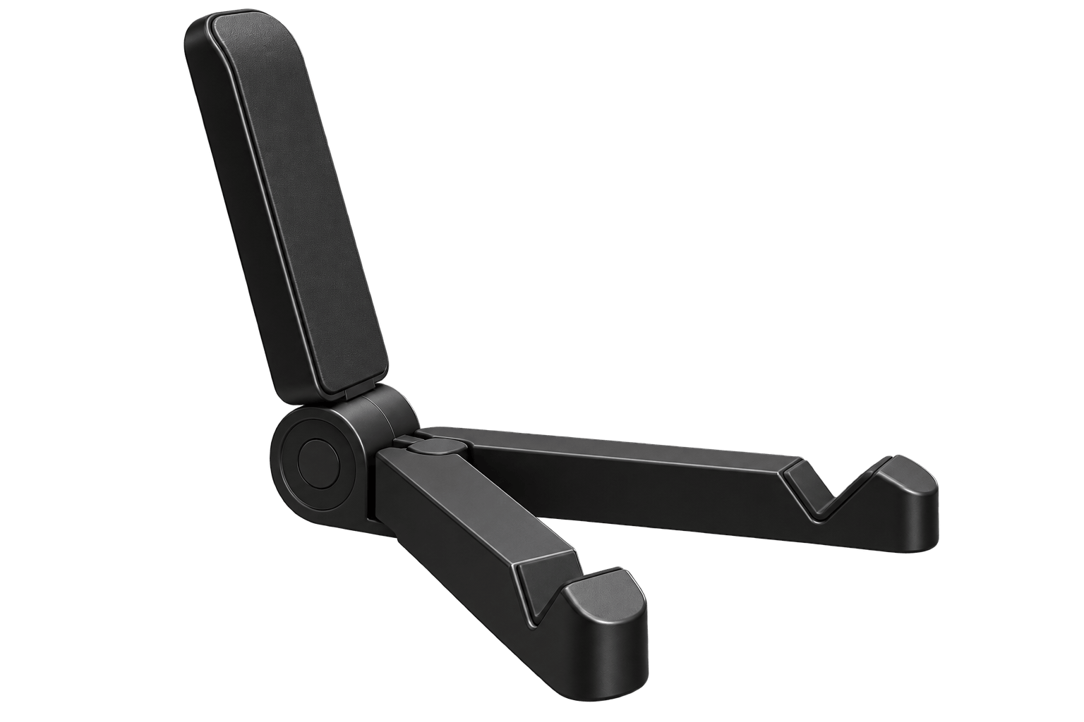 O suporte de mesa dobrável, aberto