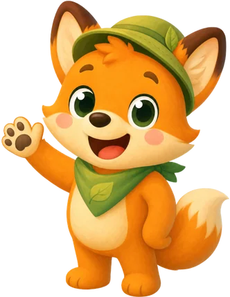 Tico, o mascote raposinha